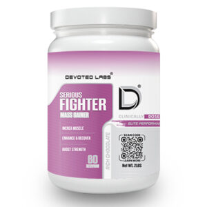DEVOTED LABS - SERIOUS FIGHTER (MASS GAINER) (2LBS, 60 Servings) Rich Chocolate