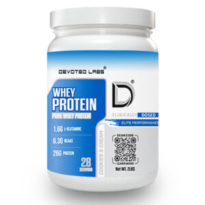 DEVOTED LABS - WHEY PROTEIN (2LBS, 28 Servings) Cookies & Cream