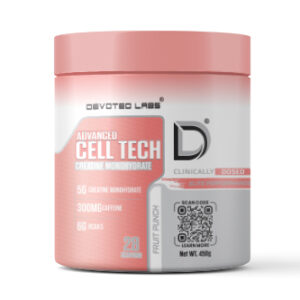 DEVOTED LABS - Advanced Cell Tech (Creatine Monohydrate) (450g, 30 Servings) Fruit Punch